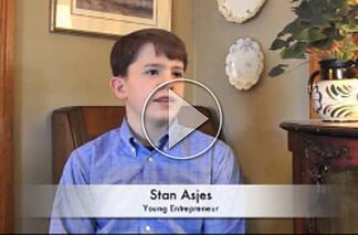 Video of young entrepreneur Sam Asjes