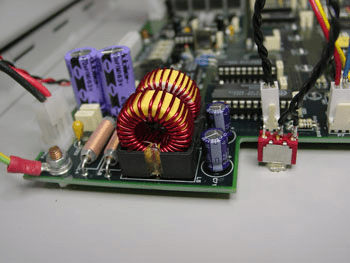 photo of custom electronic assembly