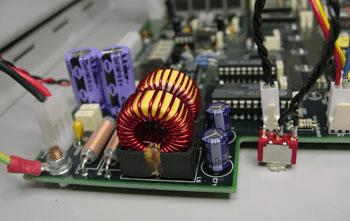Photo of custom electronic assembly