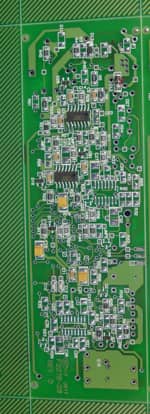 Photo of a custom circuit board