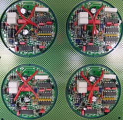 Electronic assembly of small circuits