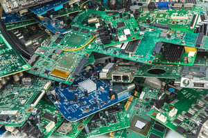PCB boards in a pile RBB 
